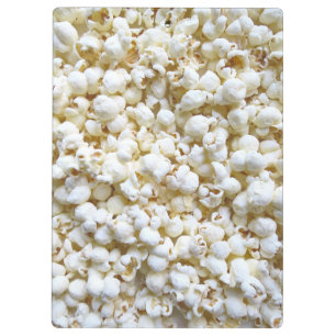 Carpeta De Pinza Fotografía personalizada de textura de palomitas