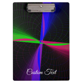 Carpeta De Pinza Four-Way Geometric Wave Clipboard