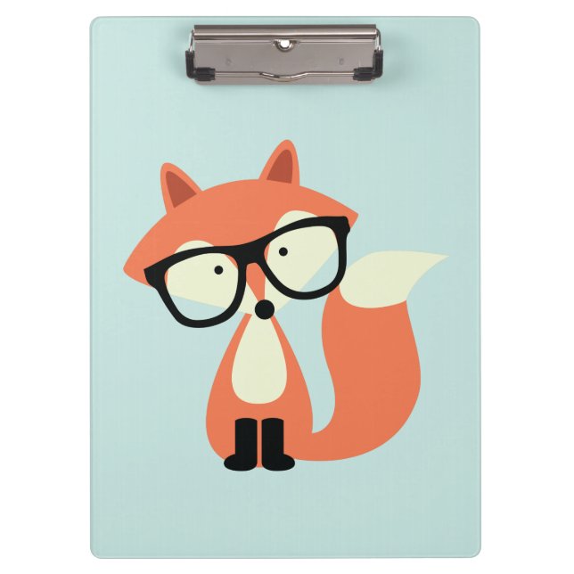 Carpeta De Pinza Fox rojo del inconformista lindo (Anverso)