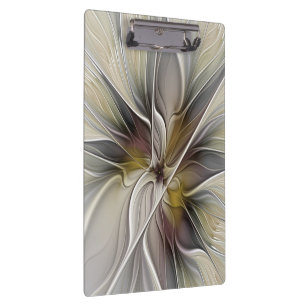 Carpeta De Pinza Fractal floral, flor de fantasía con colores de la