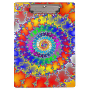 Carpeta De Pinza Fractal psicodélico