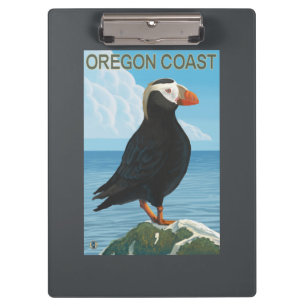 Carpeta De Pinza Frailecillo copetudo de la costa de Oregon