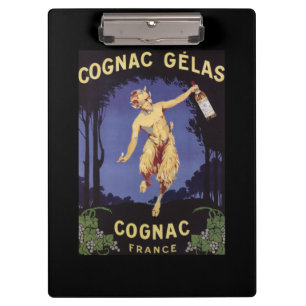 Carpeta De Pinza FranceCognac Gelas PosterFrance promocional