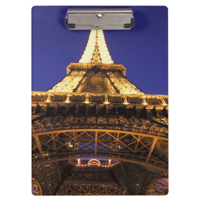 Carpeta De Pinza FRANCIA, Torre Eiffel de París, vista nocturna (Anverso)