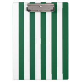 Carpeta De Pinza Frasco clásico de época franjas verde y blanca
