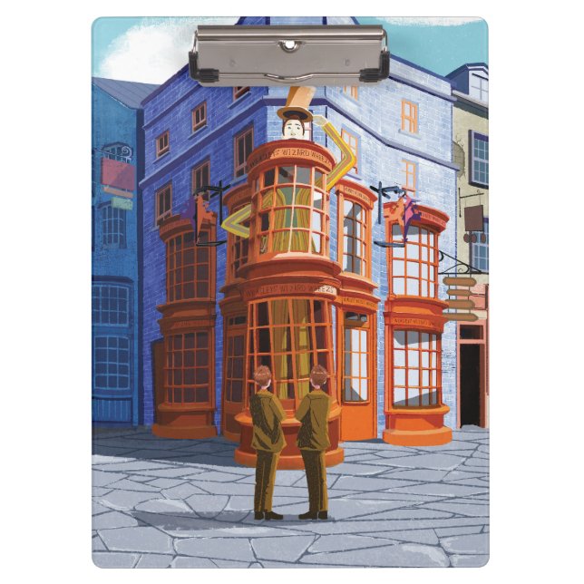 Carpeta De Pinza Fred y George en Weasley's Wizard Wheezes (Anverso)