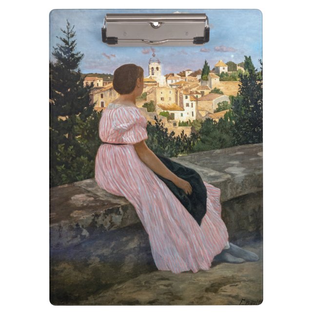 Carpeta De Pinza Frederic Bazille - El vestido rosa (Anverso)