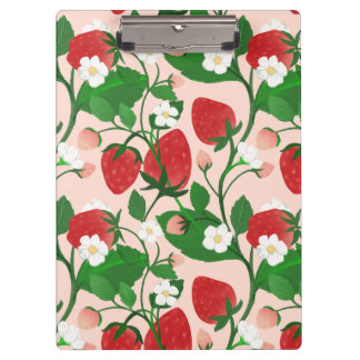Carpeta De Pinza Fresa de Verano en Rosa
