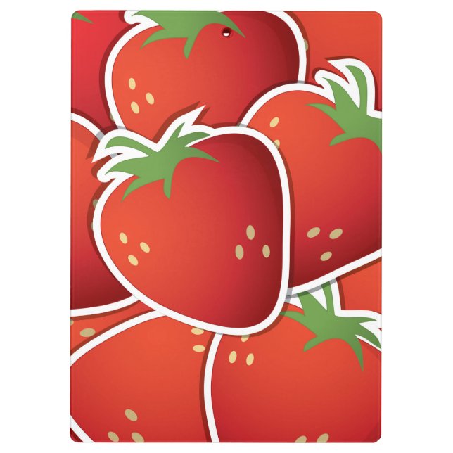Carpeta De Pinza Fresas funky (Reverso)