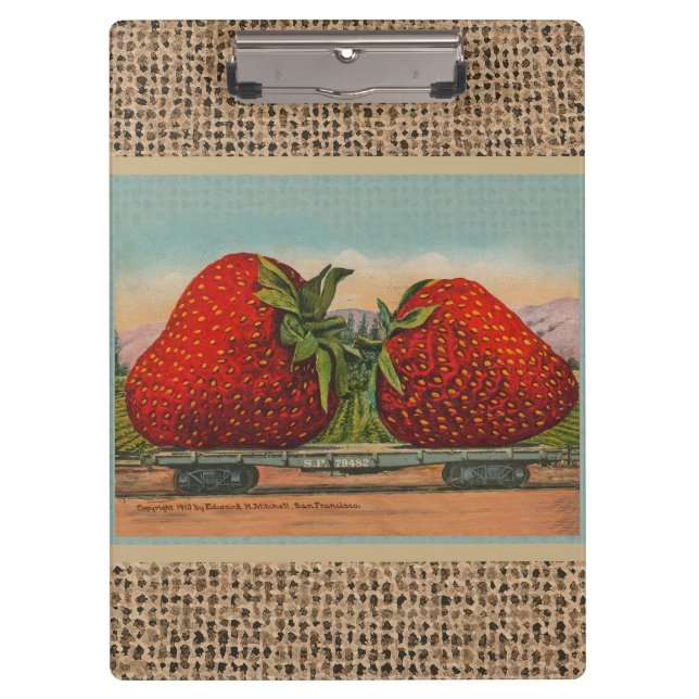 Carpeta De Pinza Fresas Gigante Fruto de la Antigüedad (Anverso)