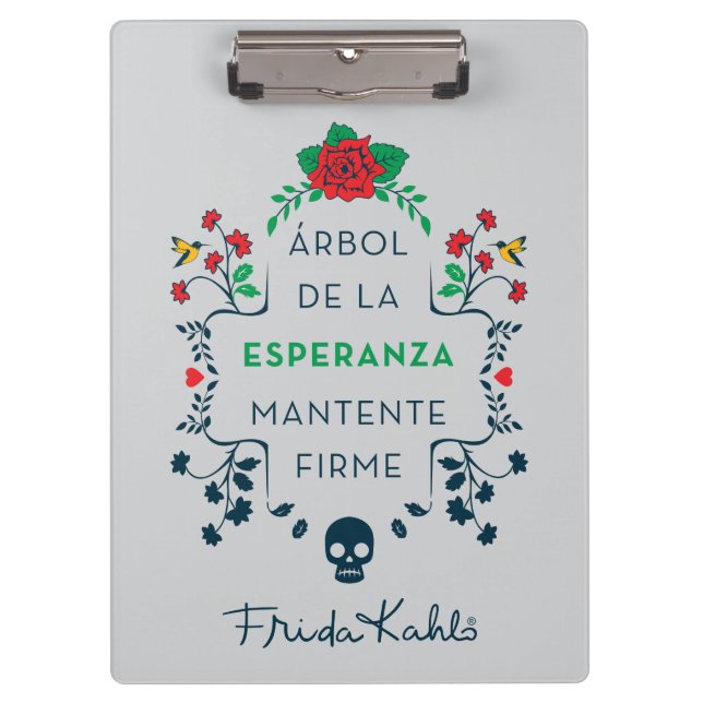Carpeta De Pinza Frida Kahlo el | Árbol De La Esperanza (Anverso)
