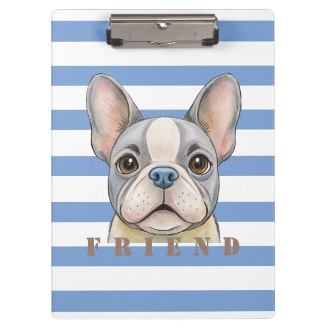 Carpeta De Pinza Friend Bulldog (Anverso)