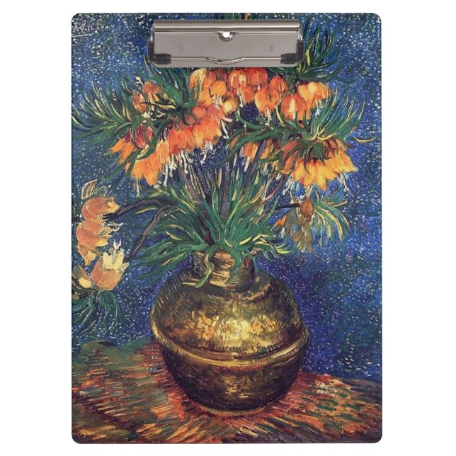 Carpeta De Pinza Fritarios en una bolsa de cobre de Van Gogh. (Anverso)