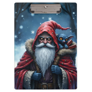 Carpeta De Pinza Frostbite Santa y su duende travieso.