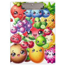 Carpeta De Pinza Fruta feliz