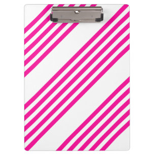 Carpeta De Pinza Fuchsia y cinco rayas blancas
