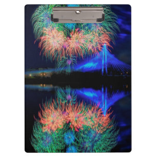 Carpeta De Pinza Fuegos artificiales