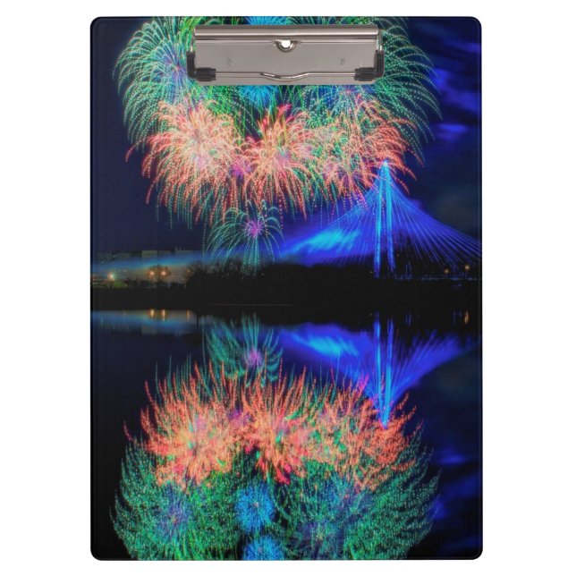 Carpeta De Pinza Fuegos artificiales (Anverso)