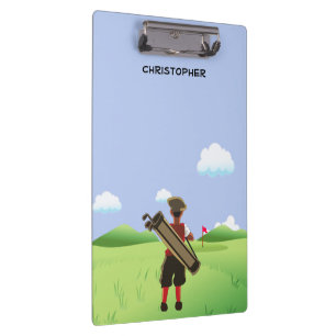 Carpeta De Pinza Fun golf personalizado en campo de golf