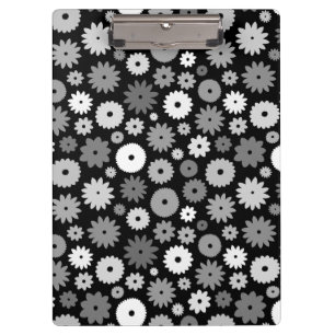 Carpeta De Pinza Funda Case-Mate iPhone de flores monocromas con pa