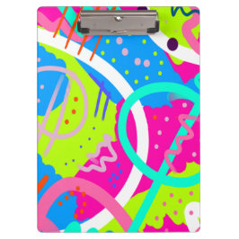 Carpeta De Pinza Funky Colorful Pop Art