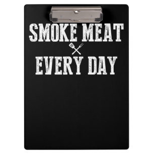 Carpeta De Pinza Funny Bbq Smoker Accesorio Pitmaster Dad Grilling