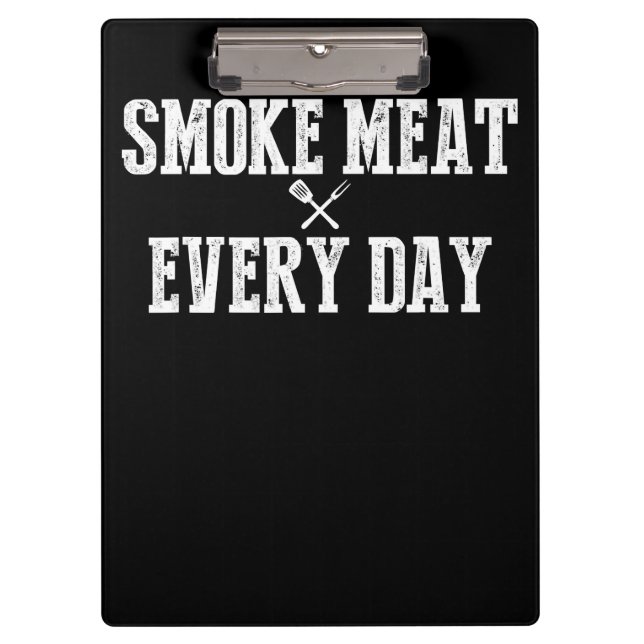 Carpeta De Pinza Funny Bbq Smoker Accesorio Pitmaster Dad Grilling (Anverso)