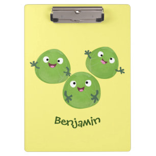 Carpeta De Pinza Funny Brussels brota personalizado de verduras