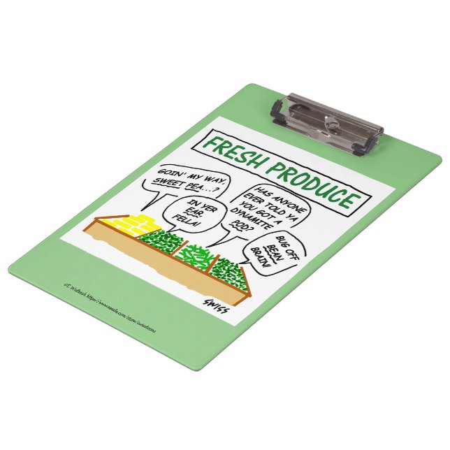 Carpeta De Pinza Funny Green Grocer Supermarket Manager Personaliza (Angular)
