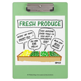 Carpeta De Pinza Funny Green Grocer Supermarket Manager Personaliza