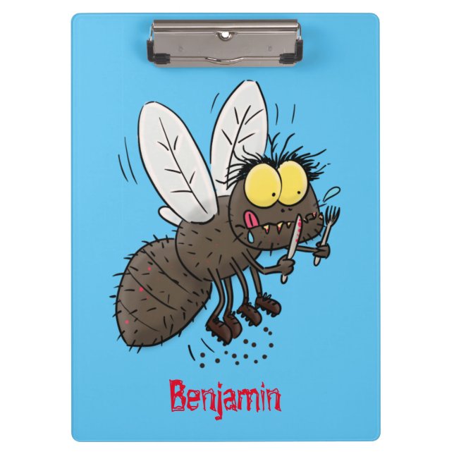 Carpeta De Pinza Funny personalizado de insectos de herradura (Anverso)