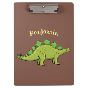 Carpeta De Pinza Funny stegosaurus dinosaur personalizado