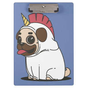 Carpeta De Pinza Funny Unicorn - Doggycorn