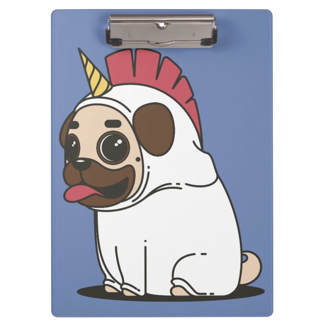 Carpeta De Pinza Funny Unicorn - Doggycorn (Anverso)