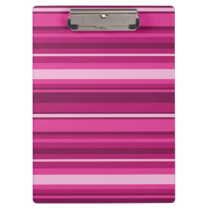 Carpeta De Pinza Fuschia stripes