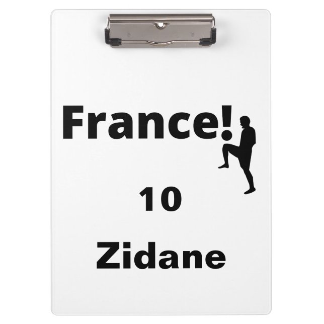 Carpeta De Pinza Fútbol Francia, personalizable (Anverso)