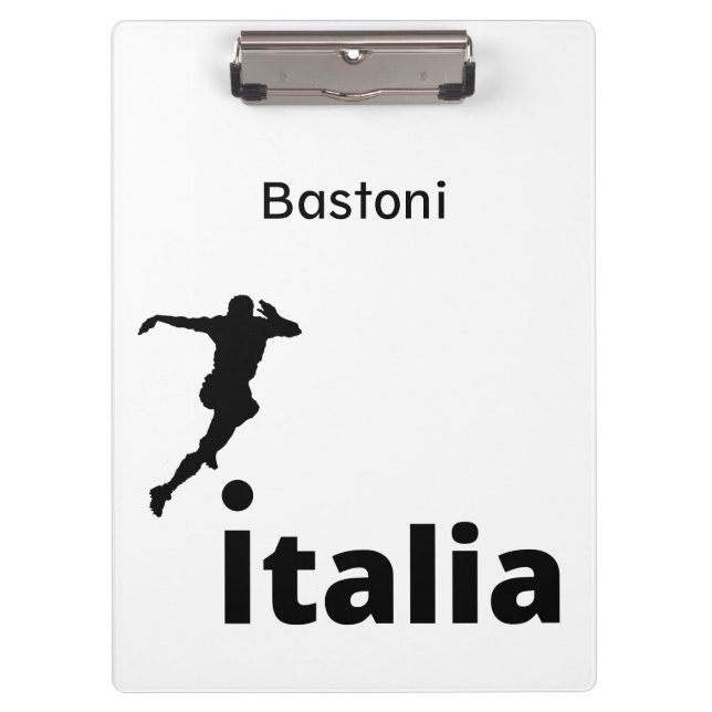 Carpeta De Pinza Fútbol Italia, personalizable (Anverso)