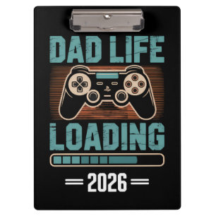 Carpeta De Pinza Futuro Padre Vida de Papá Cargando 2026