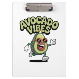 Carpeta De Pinza Gafas divertidas aguacate