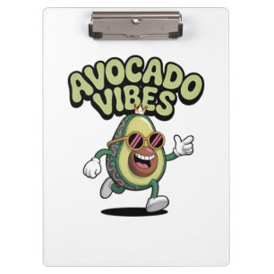 Carpeta De Pinza Gafas divertidas aguacate