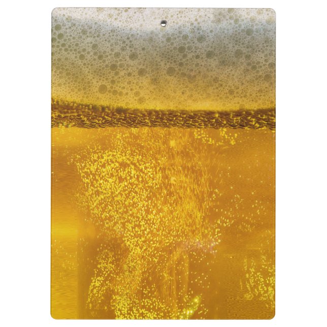 Carpeta De Pinza Galaxia de Cerveza a espuma cefálica celeste (Reverso)