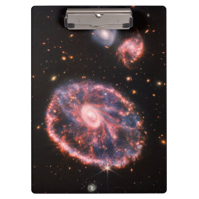 Carpeta De Pinza Galaxia de volantes, telescopio espacial James Web (Anverso)