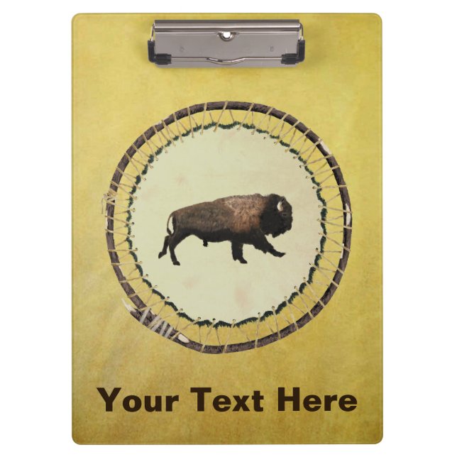 Carpeta De Pinza Galloping Bison (Anverso)