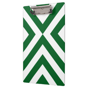 Carpeta De Pinza Galones verdes y blancos
