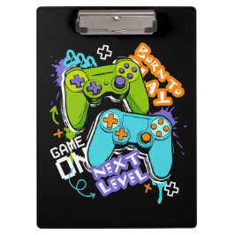 Carpeta De Pinza Game controllers Graffiti  Gaming Born To Play 