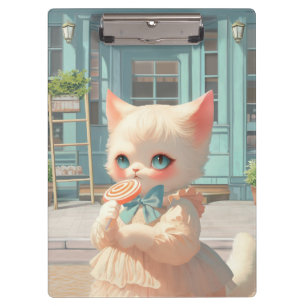 Carpeta De Pinza Gatito suave con langosta en pastelería