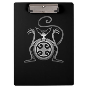 Carpeta De Pinza Gato asustado