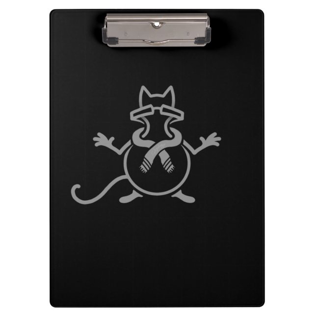 Carpeta De Pinza Gato cómico (Anverso)