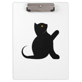 Carpeta De Pinza Gato diciendo hola