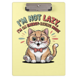 Carpeta De Pinza Gato en Modo de Ahorro de Energía